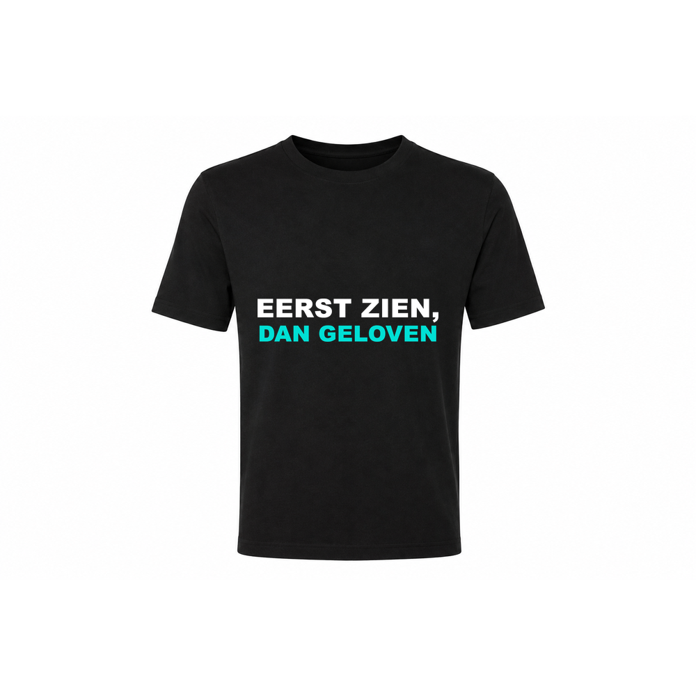 Classic Tee — Eerst zien, dan geloven