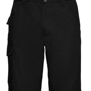 Russell Collection PolyCotton Twill Shorts bedrukken