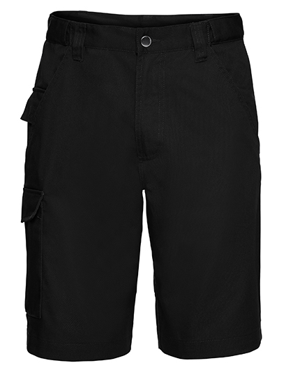 Russell Collection PolyCotton Twill Shorts bedrukken
