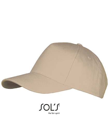 Sols Five Panels Cap Long Beach bedrukken - Afbeelding 2