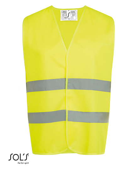 Sols Unisex Secure Pro Safety Vest bedrukken - Afbeelding 2