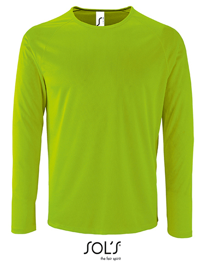 Sols Men´s Long Sleeve Sports T-Shirt Sporty bedrukken - Afbeelding 4