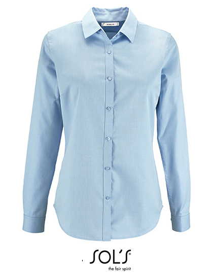 Sols Women´s Herringbone Shirt Brody bedrukken