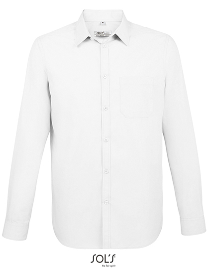 Sols Men´s Baltimore Fit Shirt bedrukken - Afbeelding 4