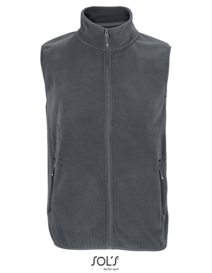 Sols Unisex Factor Zipped Fleece Bodywarmer bedrukken - Afbeelding 2