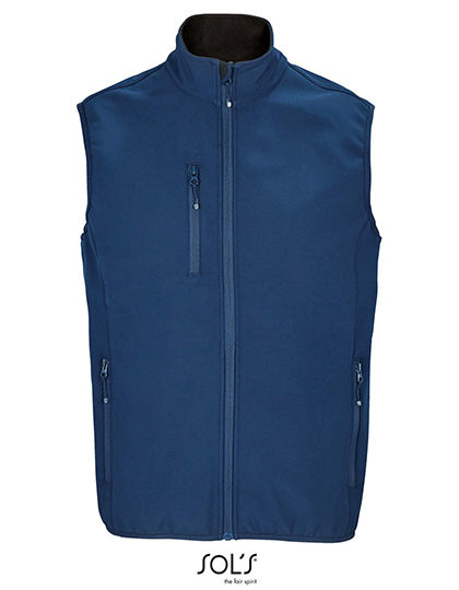 Sols Men´s Falcon Zipped Softshell Bodywarmer bedrukken
