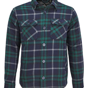 Sols Unisex Checkered Overshirt Noah bedrukken