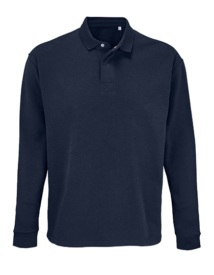 Sols Unisex Polo Collar Sweatshirt Heritage bedrukken - Afbeelding 2