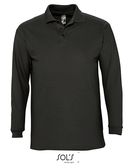 Sols Long Sleeve Polo Winter II bedrukken