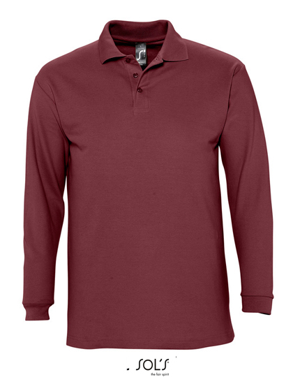 Sols Long Sleeve Polo Winter II bedrukken - Afbeelding 2