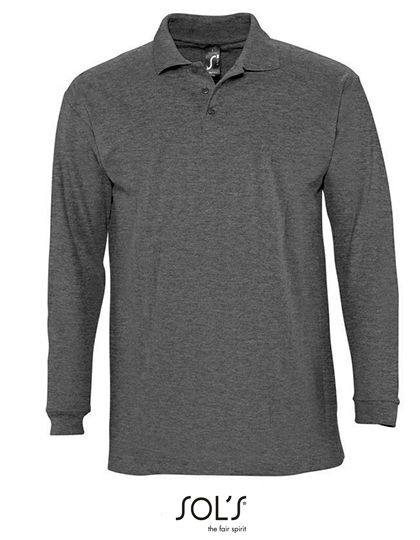 Sols Long Sleeve Polo Winter II bedrukken - Afbeelding 4