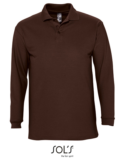 Sols Long Sleeve Polo Winter II bedrukken - Afbeelding 3
