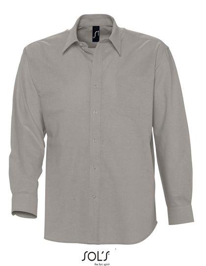 Sols Men´s Oxford-Shirt Boston Long Sleeve bedrukken - Afbeelding 2