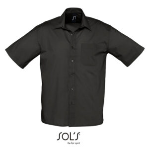 Sols Popeline-Shirt Bristol Short Sleeve bedrukken