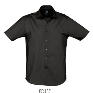 Sols Men´s Stretch-Shirt Broadway Short Sleeve bedrukken