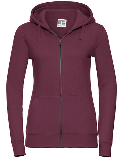 Russell Collection Ladies' Authentic Zipped Hoodie bedrukken - Afbeelding 4