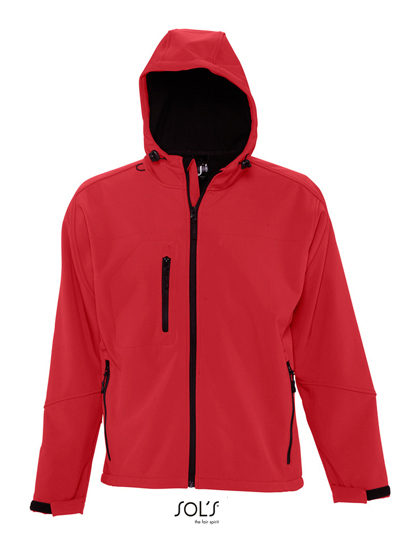 Sols Men´s Hooded Softshell Jacket Replay bedrukken - Afbeelding 4