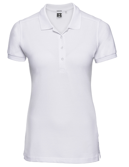 Russell Collection Ladies' stretch polo bedrukken