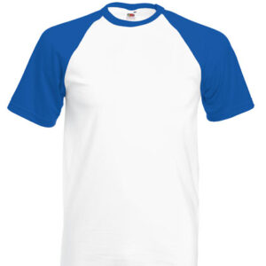 Fruit of the Loom Short Sleeve Baseball T bedrukken