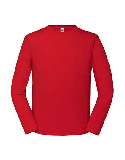 Fruit of the Loom T-shirt Iconic 195 met lange mouwen bedrukken - Afbeelding 3