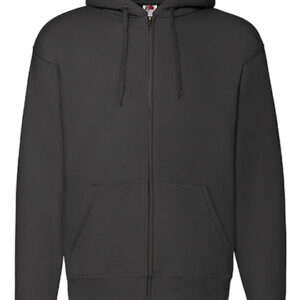 Fruit of the Loom Zip Through Hooded Sweat Premium bedrukken