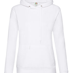 Fruit of the Loom Lady-fit Hooded Sweat Classic bedrukken