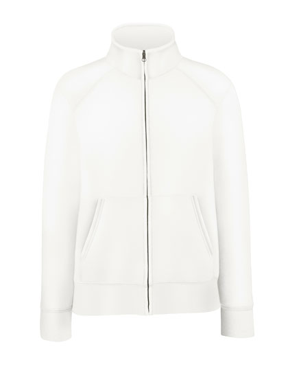 Fruit of the Loom Lady-Fit Sweat Jacket Premium bedrukken