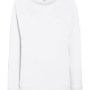 Fruit of the Loom Lady-Fit Lightweight Raglan Sweat bedrukken