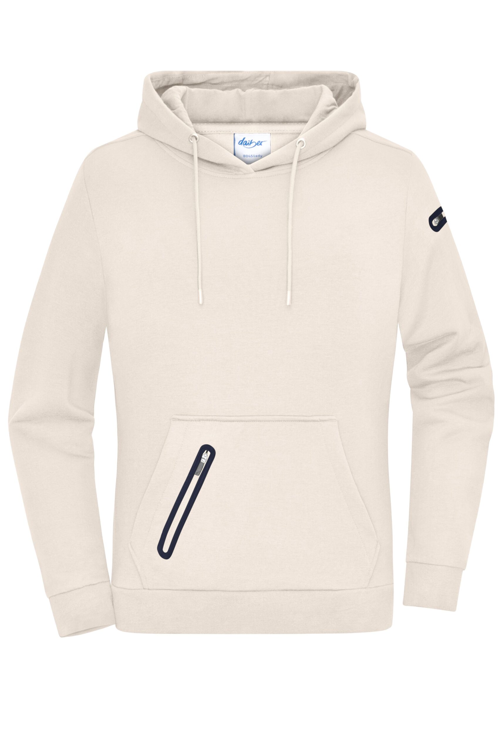 Daiber Ladies' Hoody Interlock OCS Blended & RCS bedrukken - Afbeelding 4