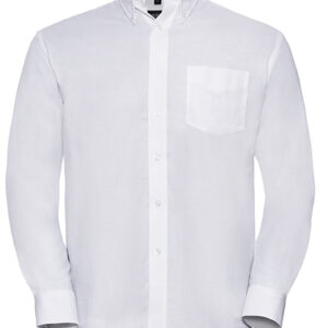 Russell Collection Men's LSL Easy Care Oxford Shirt bedrukken