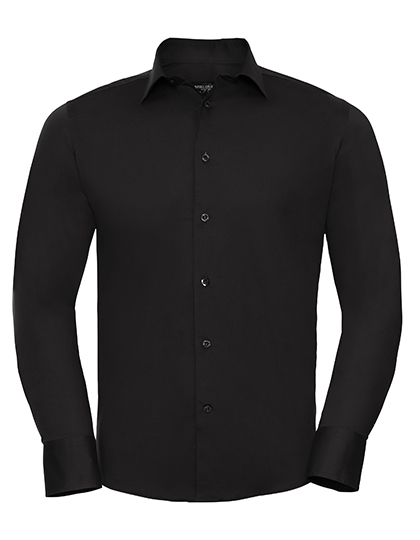 Russell Collection Men's LSL Easy Care Fitted Shirt bedrukken - Afbeelding 2