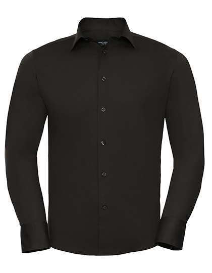 Russell Collection Men's LSL Easy Care Fitted Shirt bedrukken - Afbeelding 3