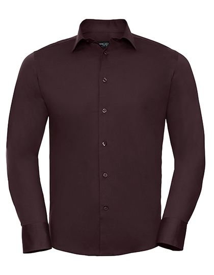 Russell Collection Men's LSL Easy Care Fitted Shirt bedrukken - Afbeelding 4