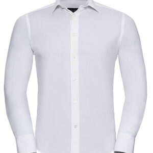 Russell Collection Men's LSL Easy Care Fitted Shirt bedrukken