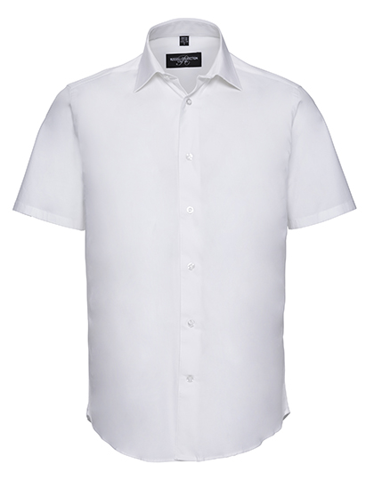 Russell Collection Men's SS Easy Care Fitted Shirt bedrukken