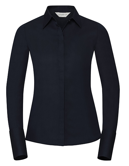 Russell Collection Ladies' LSL Ultimate Stretch Shirt bedrukken - Afbeelding 4