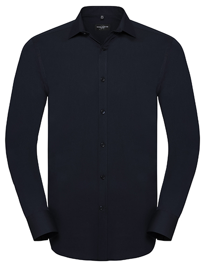Russell Collection Men's LSL Ultimate Stretch Shirt bedrukken - Afbeelding 4