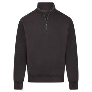 Back To Basics B2B Zipneck band sweater Mason bedrukken