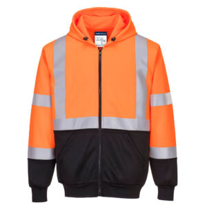 Portwest Hi-Vis Tweekleuren Hoody met rits bedrukken