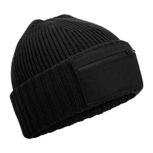 Beechfield Zip Patch Beanie bedrukken
