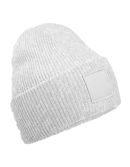 Beechfield Deep Cuffed Tonal Patch Beanie bedrukken - Afbeelding 2