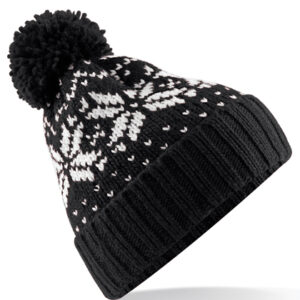 Beechfield Fair Isle Snowstar® Beanie bedrukken