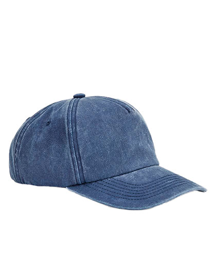Beechfield Relaxed 5 Panel Vintage Cap bedrukken - Afbeelding 4