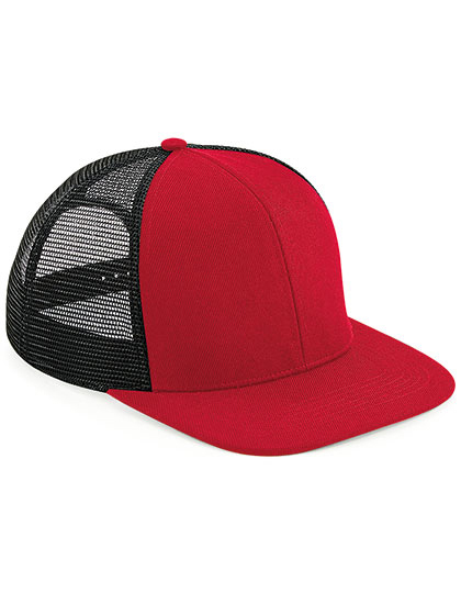 Beechfield Original Flat Peak 6 Panel Trucker Cap bedrukken - Afbeelding 2