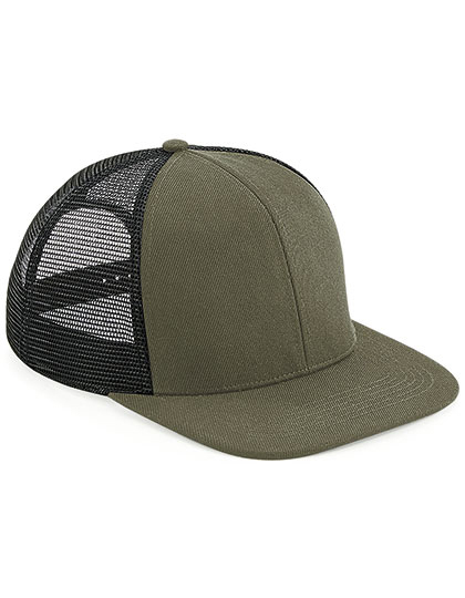 Beechfield Original Flat Peak 6 Panel Trucker Cap bedrukken - Afbeelding 4
