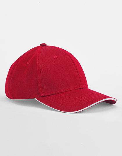 Beechfield EarthAware® Classic Organic Cotton 6 Panel Cap - Sandwich Peak bedrukken - Afbeelding 4