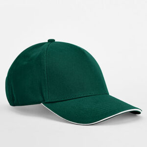 Beechfield EarthAware® Classic Organic Cotton 5 Panel Cap - Sandwich Peak bedrukken