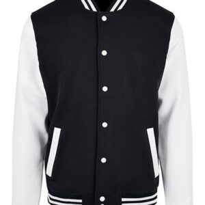 Build Your Brand Basic College Jacket bedrukken