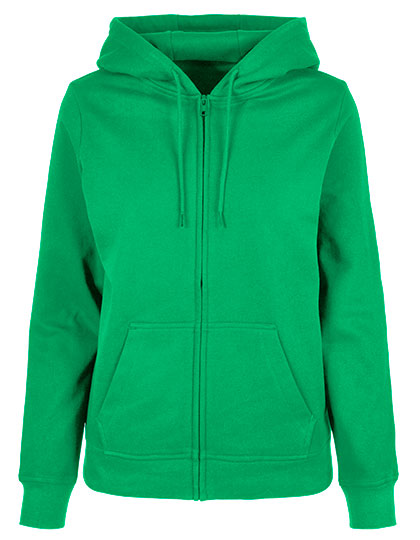 Build Your Brand Ladies´ Basic Zip Hoody bedrukken - Afbeelding 4