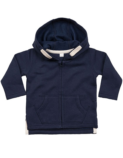 Babybugz Baby Zipped Hoodie bedrukken - Afbeelding 3